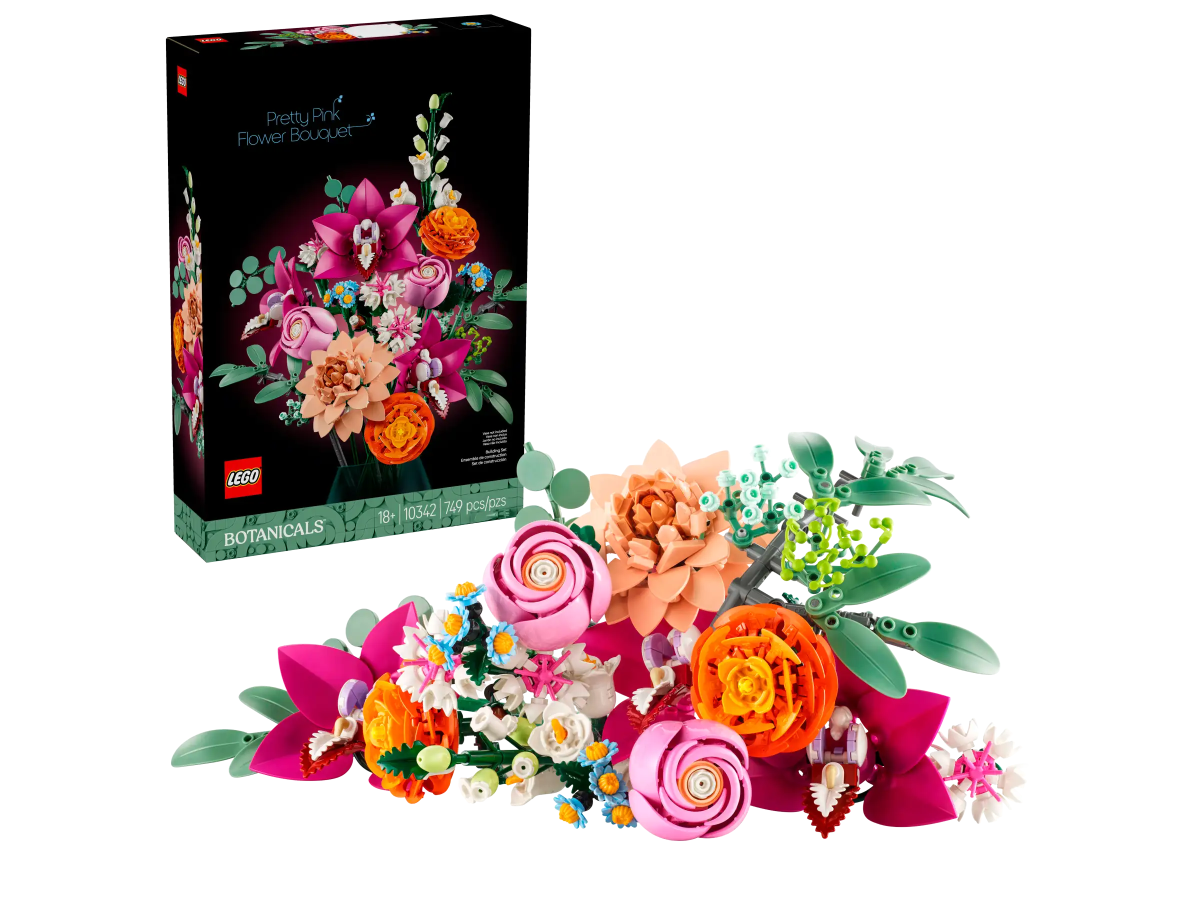 LEGO Botanicals 10342 Pretty Pink Flower Bouquet