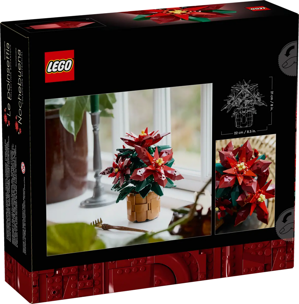 LEGO Icons: The Botanical Collection 10370 Poinsettia