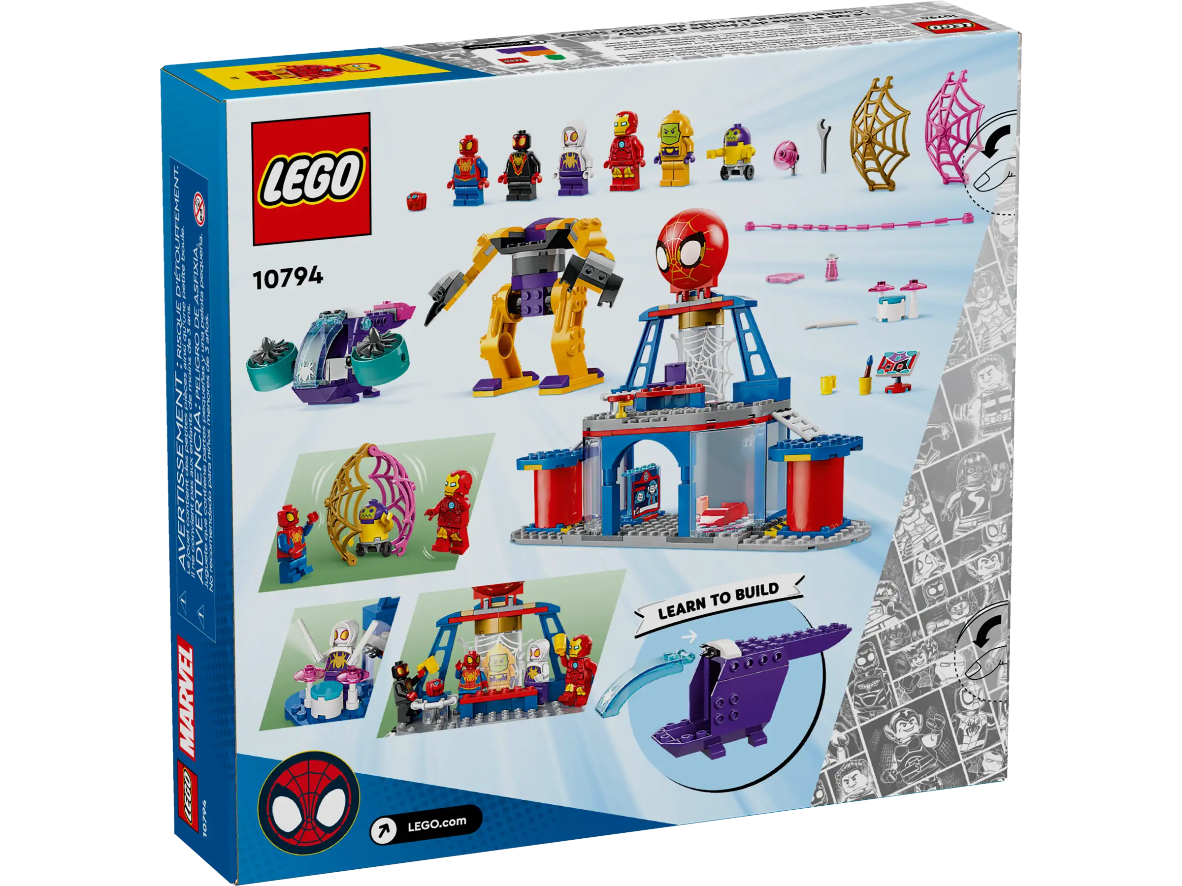LEGO Marvel 10794 Team Spidey Web Spinner Headquarters