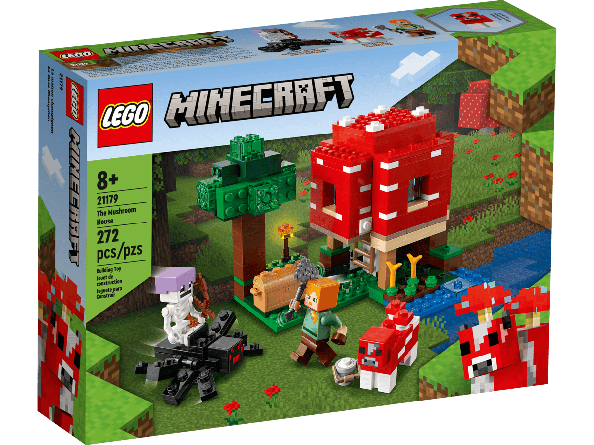 LEGO Minecraft 21179 The Mushroom House