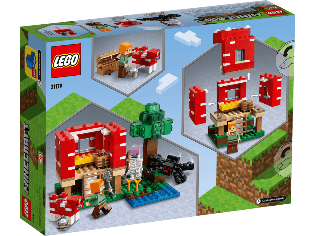 LEGO Minecraft 21179 The Mushroom House