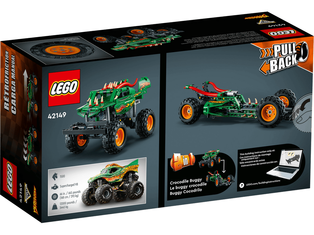 LEGO Technic 42149 Monster Jam Dragon