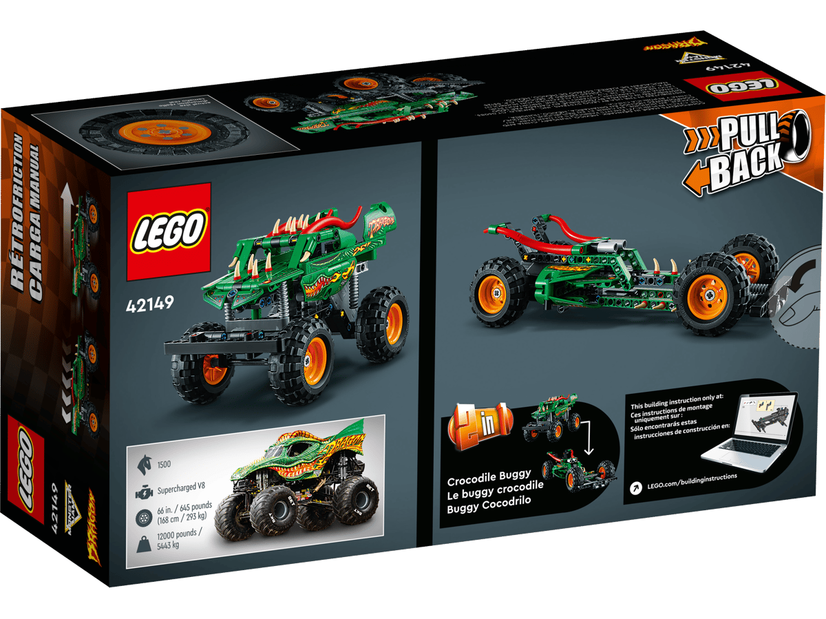 LEGO Technic 42149 Monster Jam Dragon