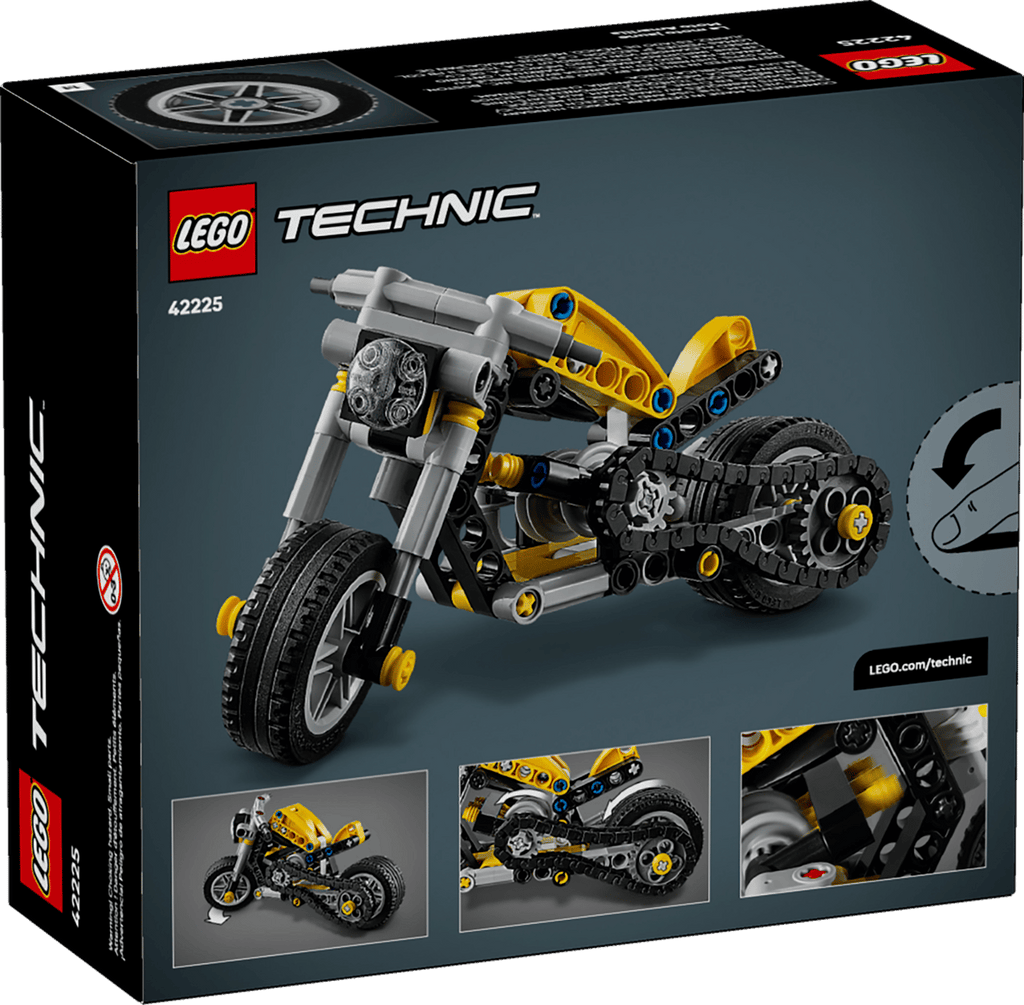 LEGO Technic 42225 Yellow Motorcycle