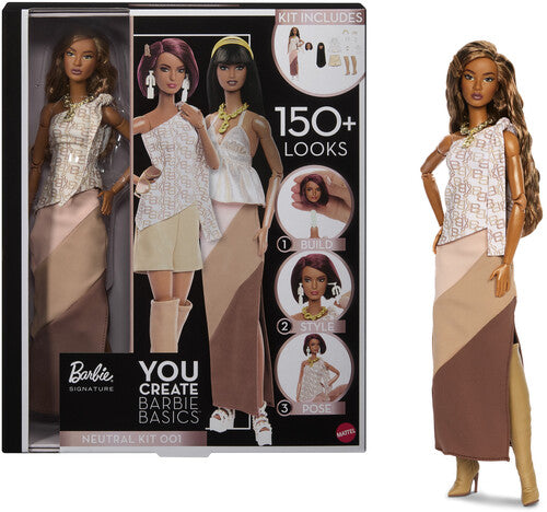 Barbie Signature You Create Barbie Basics Neutral Kit 001
