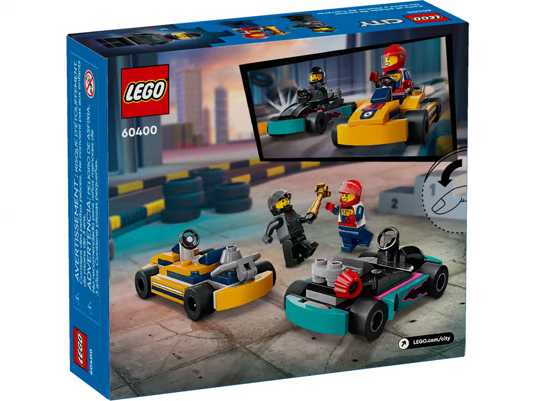 LEGO City 60400 Go-Karts and Race Drivers