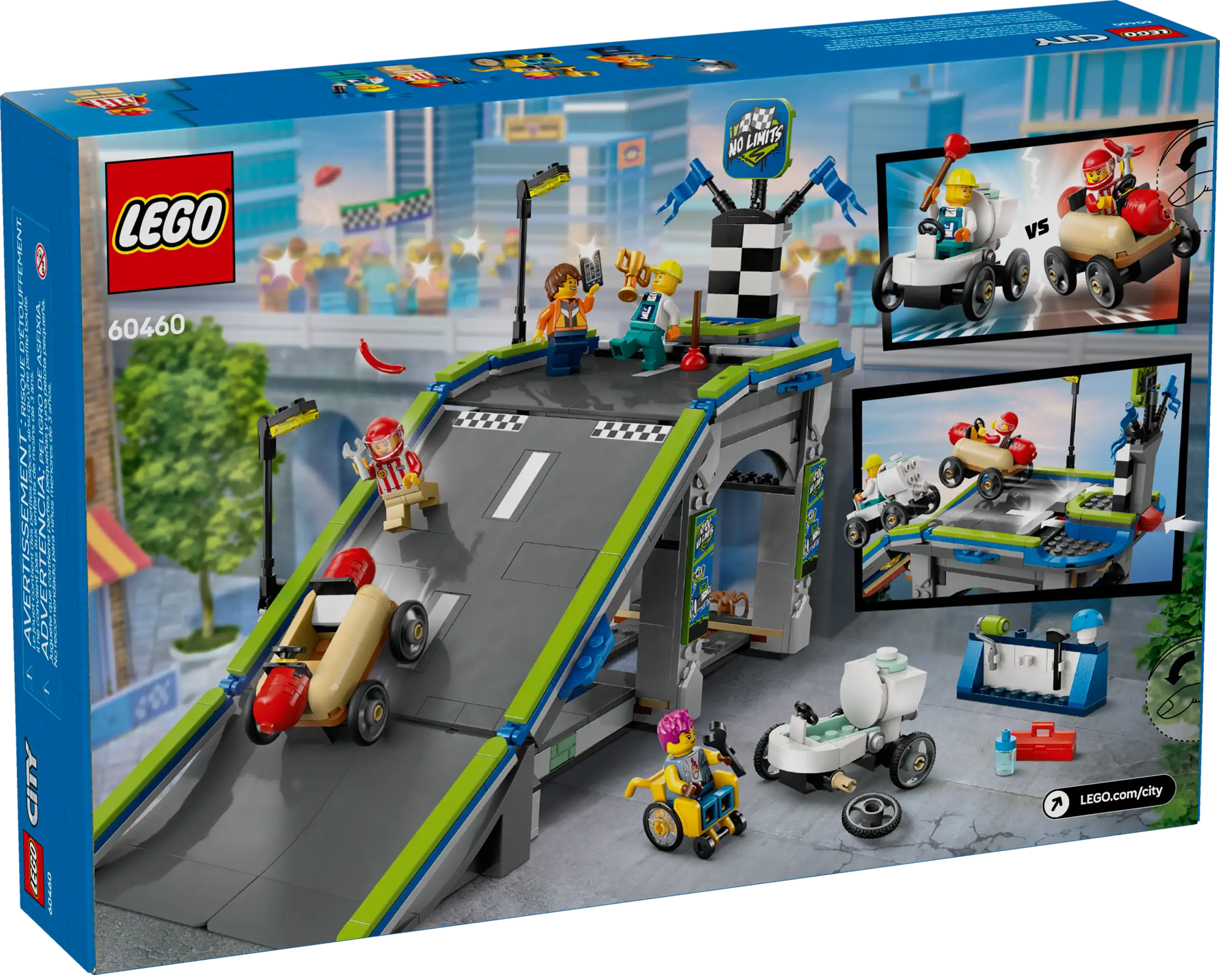 LEGO City 60460 No Limits: Race Car Ramp Track