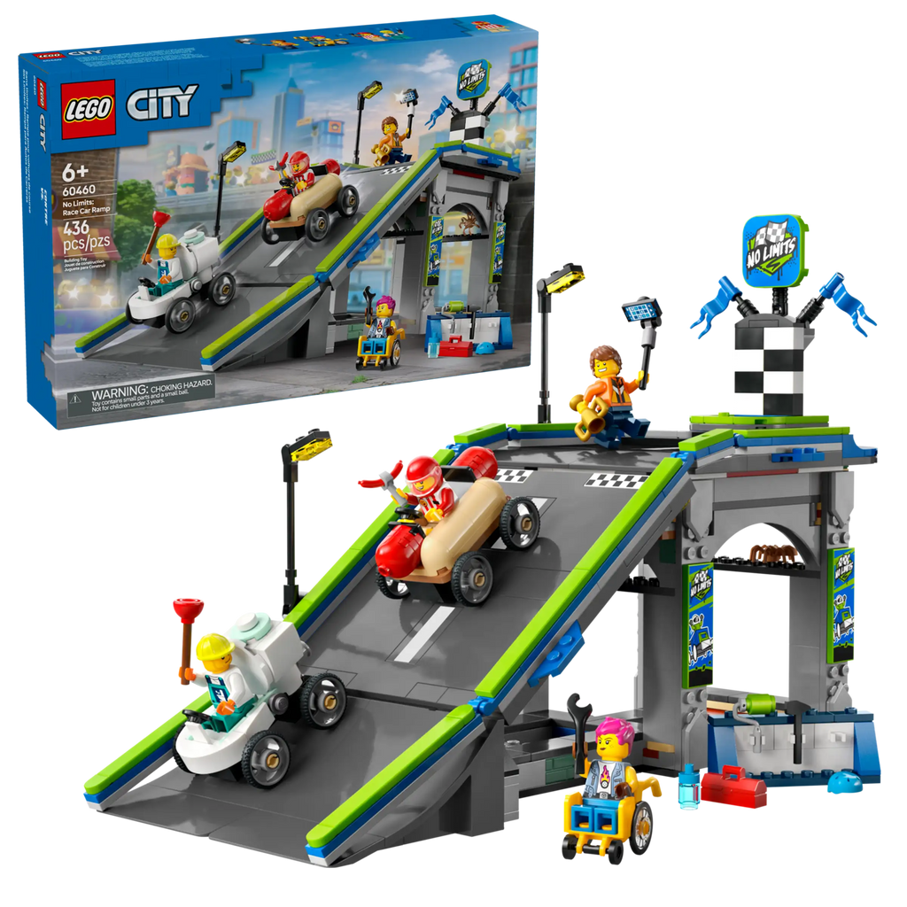 LEGO City 60460 No Limits: Race Car Ramp Track
