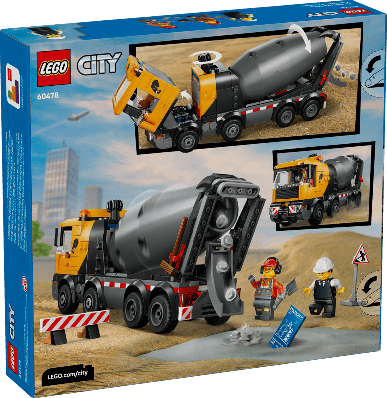 LEGO City 60478 Cement Mixer