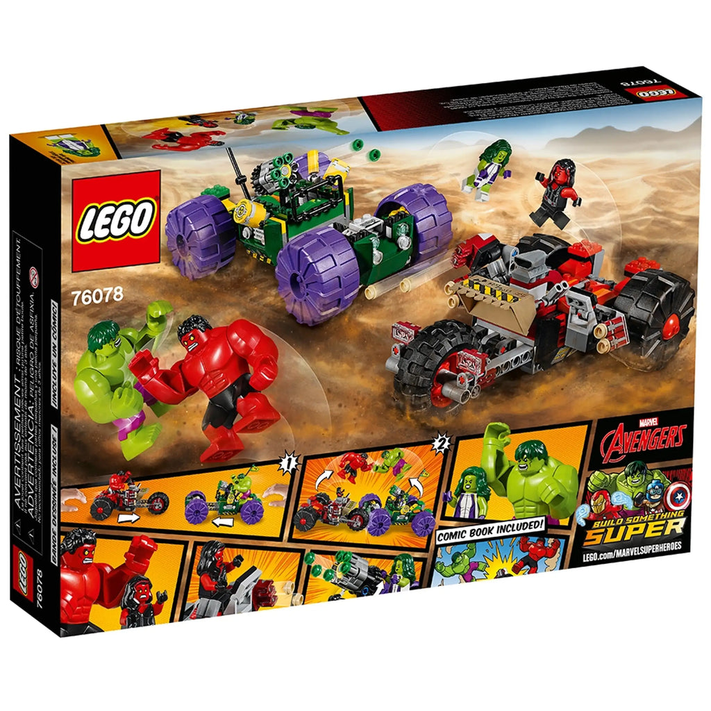 LEGO Marvel 76078 Hulk vs. Red Hulk