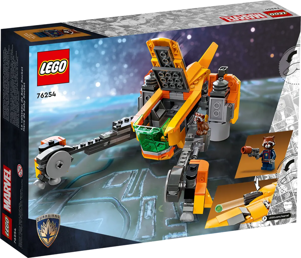 LEGO Marvel 76254 Baby Rocket's Ship