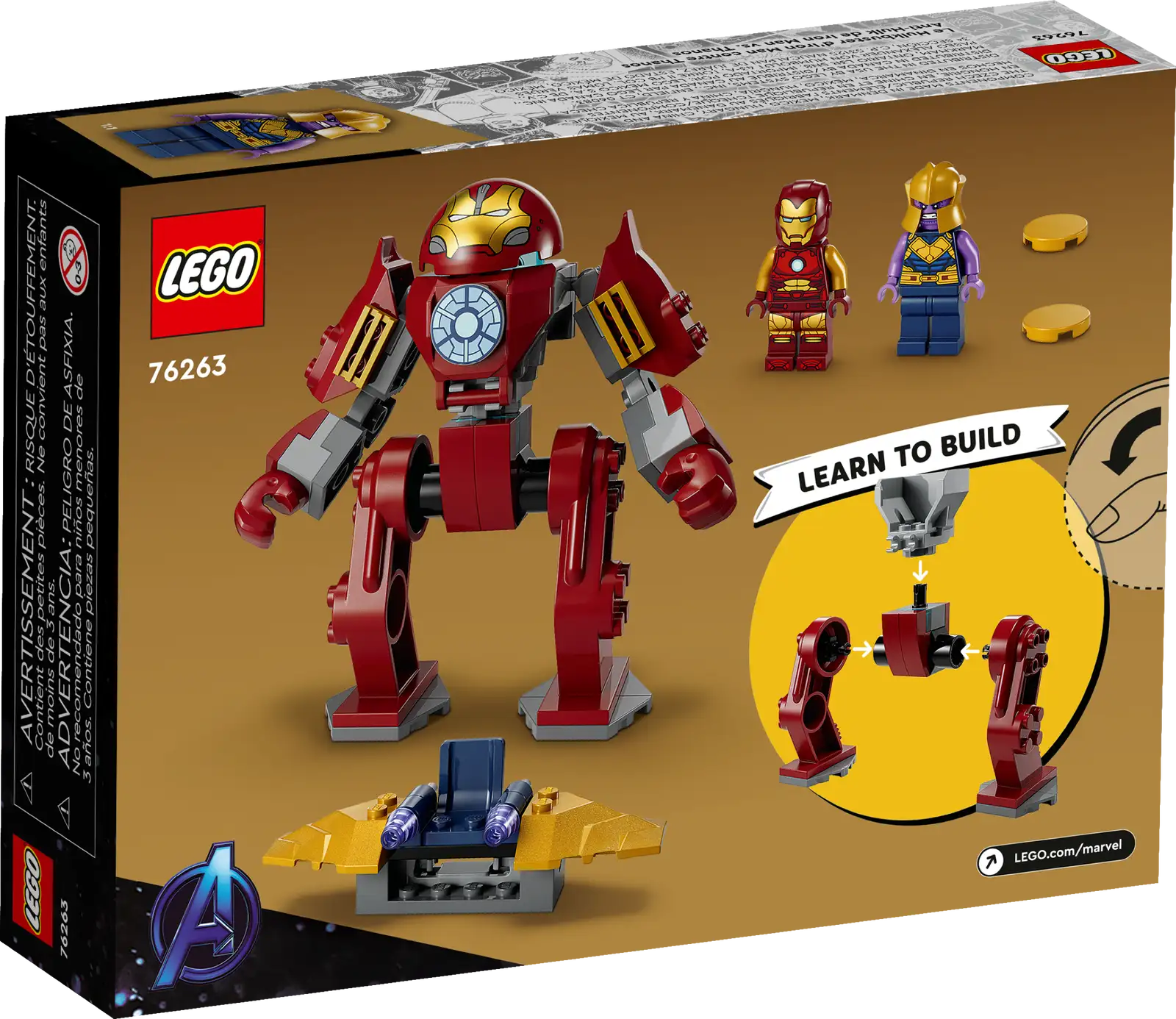 LEGO Marvel 76263 Iron Man Hulkbuster vs. Thanos