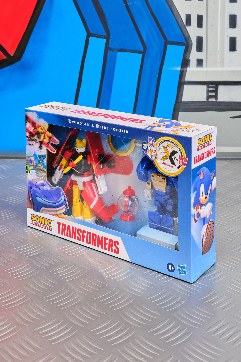 Transformers Collaborative Sonic the Hedgehog Wingtail and Blue Booster