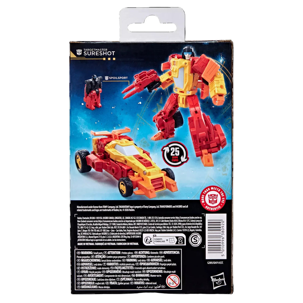 Transformers Age of the Primes Deluxe Class Targetmaster Sureshot
