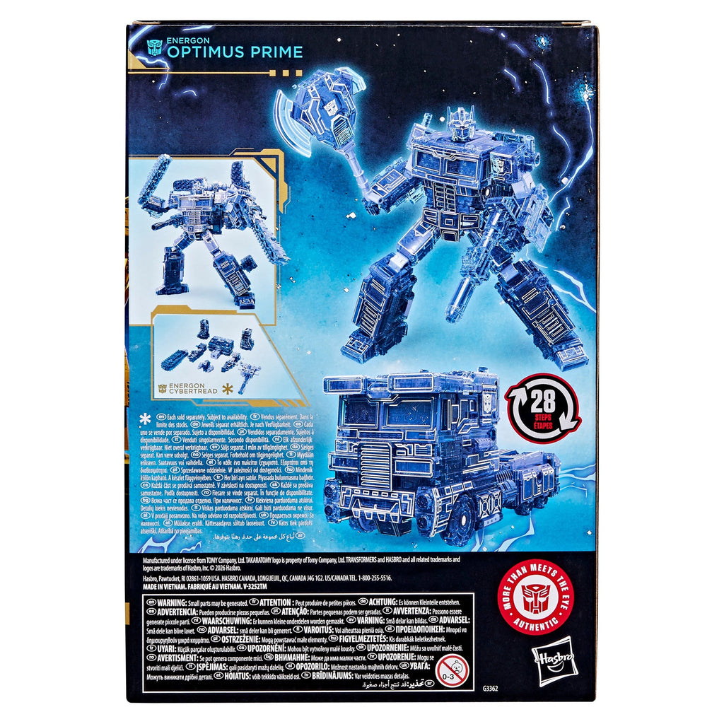 Transformers Age of the Primes Energon Optimus Prime Voyager Class Action Figure