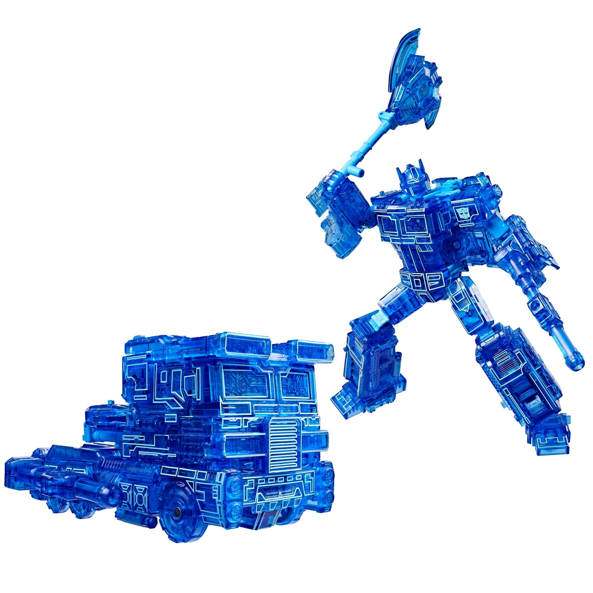 Transformers Age of the Primes Energon Optimus Prime Voyager Class Action Figure