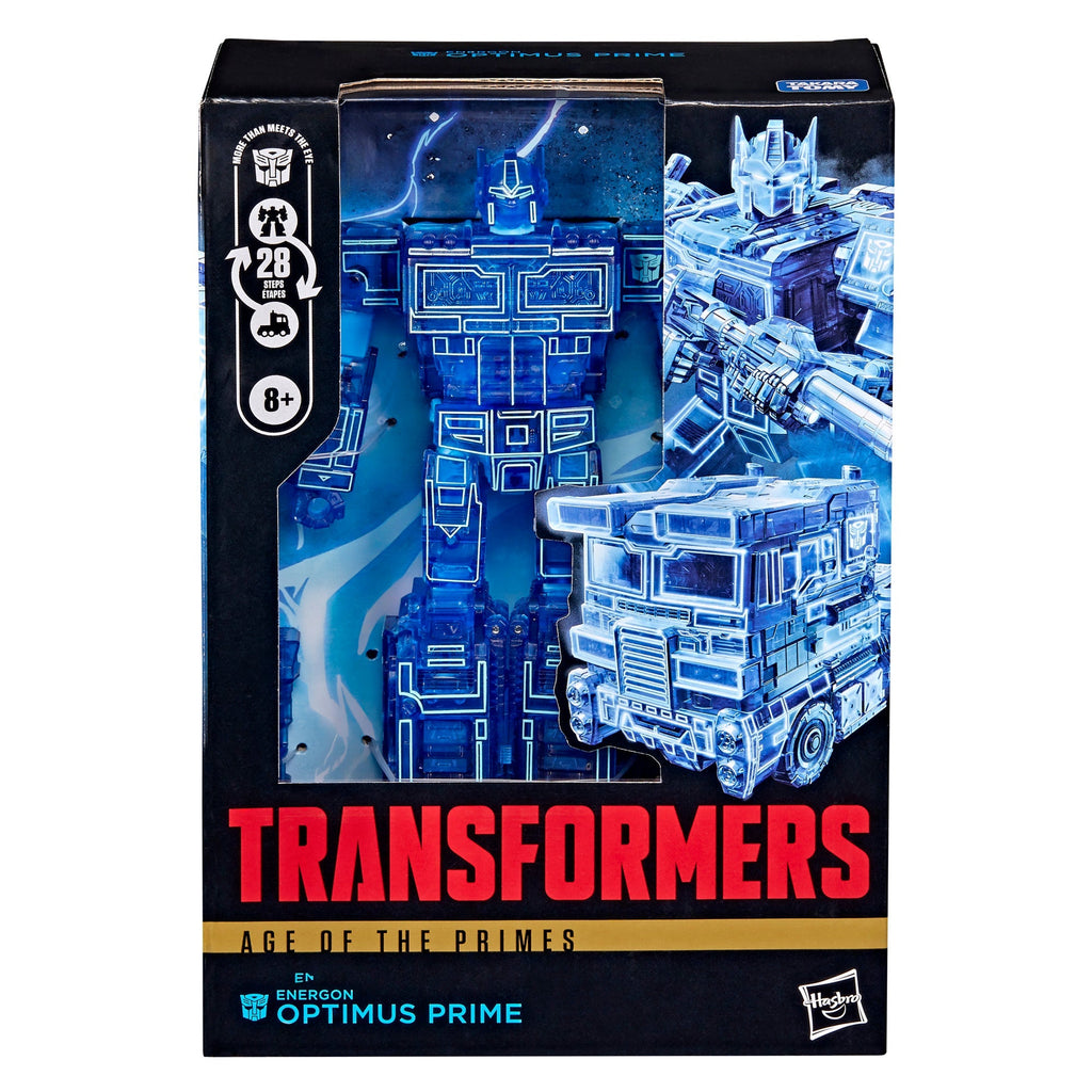 Transformers Age of the Primes Energon Optimus Prime Voyager Class Action Figure