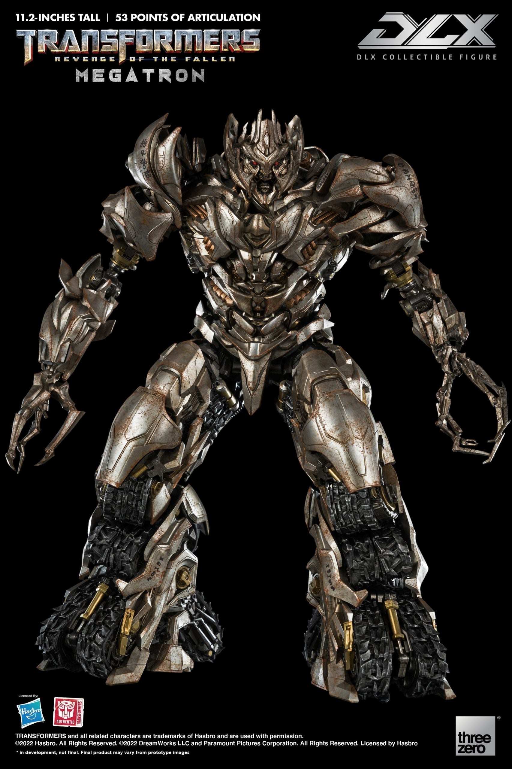 Transformers: Revenge of the Fallen – DLX Megatron Collectible Figure | threezero x Hasbro