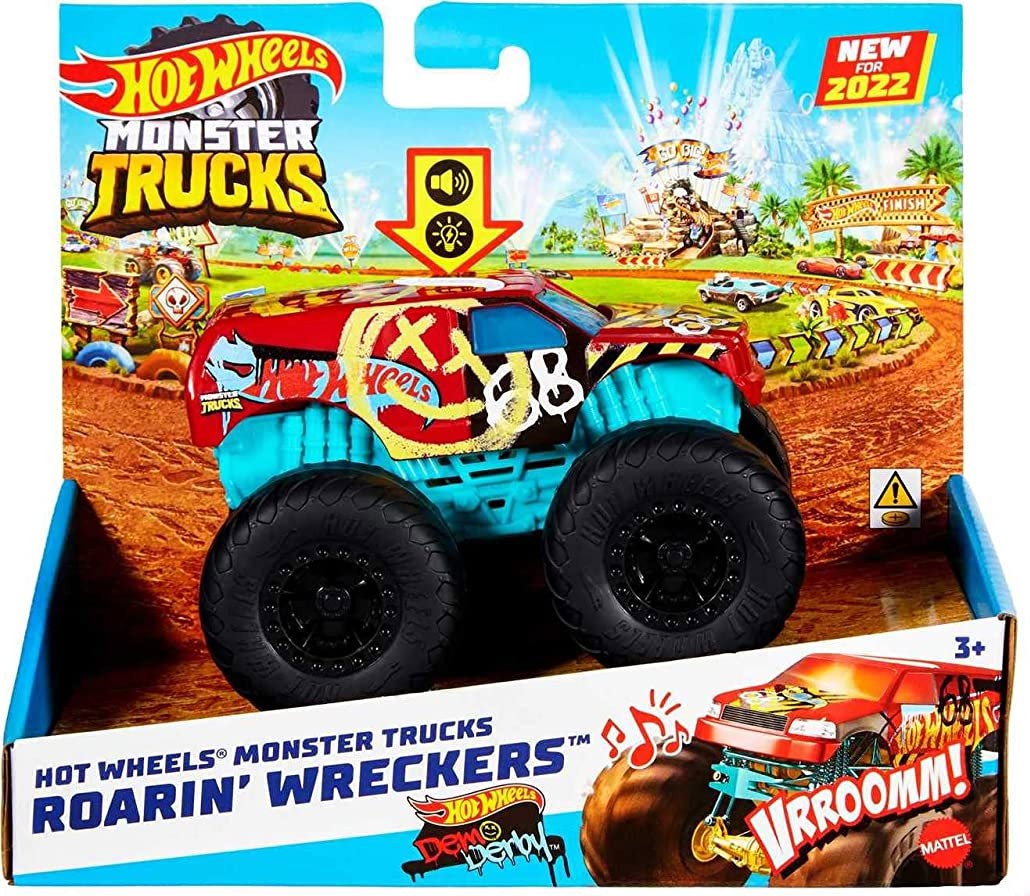 HWHDX60 Hot Wheels Roarin Wreckers Demo Derby